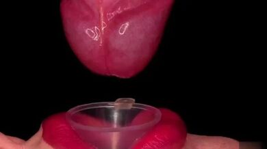 吞精女王 这才是真正的精壶 这小舌头太舔的太上头了好涩涩 含着漏斗吞下精液 画面太美了好享受